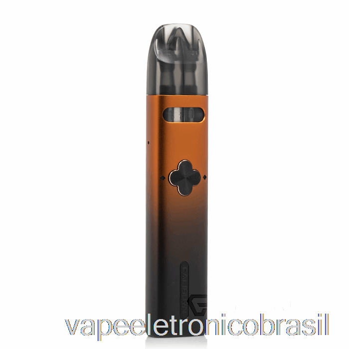 Vape Recarregável Uwell Caliburn Explorer 32w Pod System Laranja E Preto